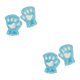 thumbnail image 3 of Sonducket Poliéster Cálido Con Regalos Pensativos Guantes Sin Dedos Con Garra De Oso Guantes De Medio Dedo Fáciles De Usar verde verde 2Conjunto, 3 of 6