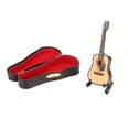 thumbnail image 2 of Mini Adornos Musicales, Modelo De Guitarra De Madera En Miniatura Duradero, Caja De Regalo Vívida, Embalaje De 3,9 Pulgadas Con Caja De Almacenamiento Para Decoración De Casa De, 2 of 7