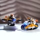 thumbnail image 1 of Juguete de motocicleta transformable de acrobacias | Luces LED coloridas y música | Conducción automática y prevención de colisiones | Ruedas luminosas | Regalo Interactivo | Plástico | Amarillo, 1 of 6