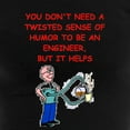 thumbnail image 3 of CafePress - Engineer Pajamas - Women's Dark Pajamas, 3 of 5