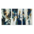 thumbnail image 2 of Designart "Emergence of the Radiant Muse III" Abstract Painting Wall Art Set Of 3 - Modern Gold Gallery Set For Office Decor, 2 of 6