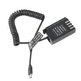 thumbnail image 2 of Camera Dummy Battery Adapter Long Shooting Time, Type-C PD 9V, for Panasonic GH Series, 2 of 6