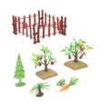 thumbnail image 4 of FELTECHELECTR 5Pack Mini Landscape Fence Farm Models Assorted Color Plastic 7.5x2.5cm, 4 of 8