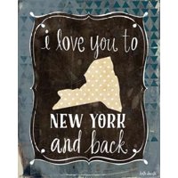New York and Back Poster Print by Katie Doucette