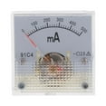 thumbnail image 1 of DYNWAVECA Plastic DC Ammeter Analog Ammeter Current Test Tools Pointer -500mA 0-500mA, 1 of 8
