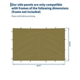 thumbnail image 4 of 4 Piece Canopy Sidewalls for 10x10 Pop Up Canopy, Waterproof & UV Protection Canopy Side Walls, Instant Canopy Tent SunWalls (Tent NOT Included), Khaki, 4 of 7