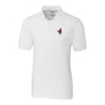 thumbnail image 2 of Men's Cutter & Buck White Memphis Redbirds DryTec Advantage Tri-Blend Pique Polo, 2 of 3
