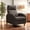 Brown, variant on FLEXISPOT Pushback Recliner Chair Fabric Small Recliner Sofa Home Adjustable Reclining Chair Single Sofa with Padded Seat Backrest for Living Room