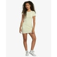 thumbnail image 4 of RVCA Women's Rover Striped Super Soft Fabric Fitted T-Shirt Dress (Small, Golden), 4 of 10