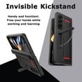 thumbnail image 2 of Compatible for Samsung Galaxy Z Fold 5 Case with Screen Protector,Hinge Protection Case with Magnetic Kickstand and Wrist Strap Wireless Charging Support for Samsung Galaxy Z Fold 5 5G Black Red, 2 of 7
