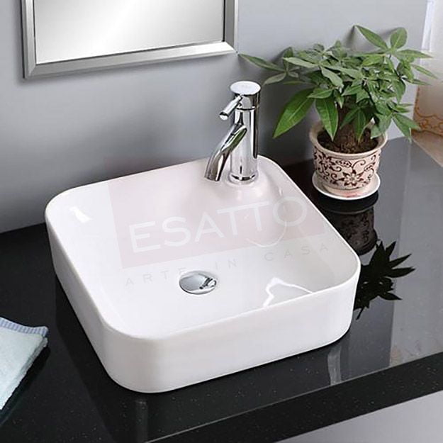 Esatto® Kit Cadi Paquete De Precio Mejorado Con Lavabo, Llave Y Desagües Listo Para Instalar ESATTO PAQUETE COMPLETO DE LAVABO PARA BAÑO