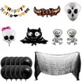 thumbnail image 2 of Kit de pancarta de globos de Halloween Rojo Verde Decoración Feliz de Halloween, 2 of 5