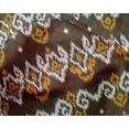 thumbnail image 4 of oneOone Silk Tabby Fabric Diamond & Swirl Ikat Print Fabric By Yard 42 Inch Wide, 4 of 4