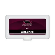 NCAA Southern Illinois Salukis Plastic Pencil Storage Box, 8" by 4.5" by 2.5"