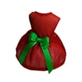 thumbnail image 2 of shenmeida Dog Dress Lightweight Polyester Girl Puppy Clothes with Bowknot Pet Clothes for Christmas Party Doggy Gown Doggie Outfits Cat Apparel, 2 of 7