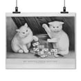thumbnail image 2 of Print: My Little White Kitties: Playing Dominoes, circa 1856, 2 of 4