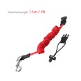 thumbnail image 3 of Kayak Paddle Leash, Rowing Boats Coiled Lanyard Cord Tie Rope Kayak Tether Kayak Leash with Safety Boat Fishing Rod Pole Coiled Lanyard Cord Tie Rope for Elastic Paddle Leash, 3 of 7
