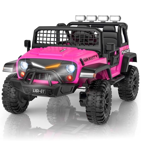 L10 APEX 24V 4WD Ride On Car for Big Kids, 2-Seater Electric Vehicle with Remote Control, LED Lights & Music, Exciting Christmas Surprise for Children