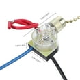 thumbnail image 2 of LEEYNEER Pull String Light Fixture Pull Chain Light Fixture Multi 1Set, 2 of 8