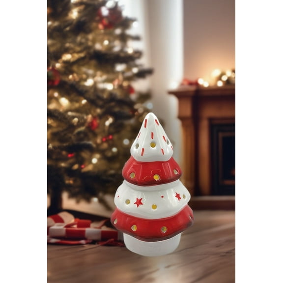 Christmas Ceramic Ornament - Christmas Tree by Wizardi F07N7-4