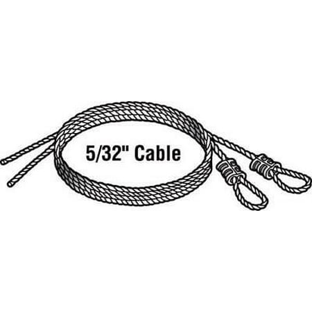 

Prime-Line 14 ft. L x 5/32 in. Dia. Carbon Steel Extension Cables