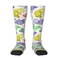 thumbnail image 2 of Lsque Cute Chameleons Printed Crew Socks Men's Women's LightWeight Thin Casual Calf Socks ,Knee High Socks,Cotton Socks, 2 of 9