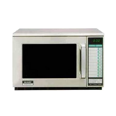 Sharp R-25JTF 2100W Heavy Duty Commercial Microwave Oven,Stainless Steel Door