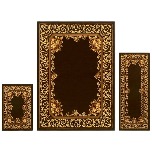 3 Pieces Set Area Rug Collection 2'x3', 2'x5', 5'x7'