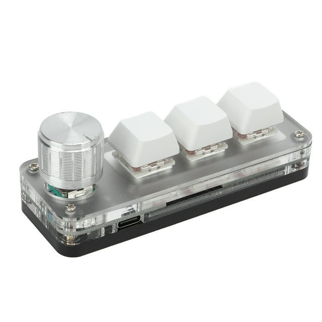 Mini Shortcut Keypad, Portable Programmable 3 Key Gaming Keyboard Multifunctional For Games
