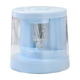 thumbnail image 2 of Hovmgk Automatic Pencil Sharpener, USB Rechargeable Electric Sharpener, Compact Design for Students & Artists, Portable Plastic Sharpener with Spare Blades & Charging Cable, Light Blue/Pink, 2 of 6