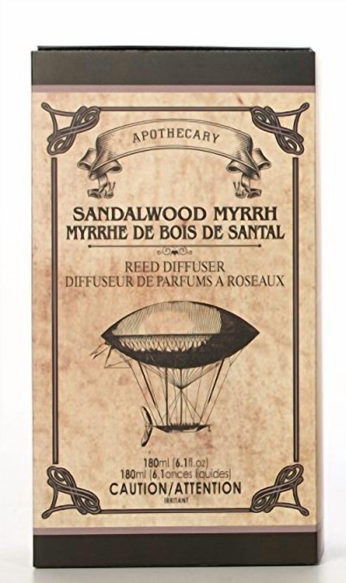 Diffuseur de parfums d'apothicaire à roseaux myrrhe de bois de santal