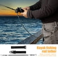 thumbnail image 3 of Visland Lanière de Canne à Pêche Réglable, Lanière Rétractable Robuste, Corde de Sécurité, Sangle de Attache, Ceinture de Kayak, Accessoires de Pêche, 3 of 8
