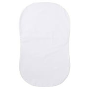 Halo Bassinest Fitted Sheet, 100% Cotton, Super Soft Bassinet Sheet for Baby Boys, Girls and Unisex, Breathable and Lightweight Mattress Pad Cover, Grey Pin Dot