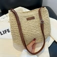 thumbnail image 7 of SUGARMOM Ladies Fashion Summer Straw Crossbody Bag Women Beach Holiday Shopping Woven Shoulder Handbag Messenger Purses For Women Bags, 7 of 7