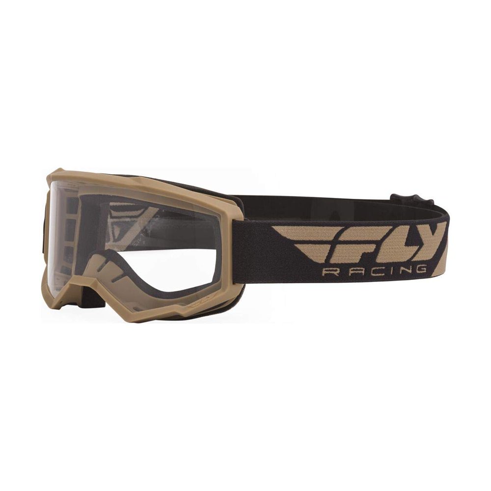Fly Racing Focus Goggles (Khaki, Adult)
