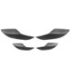 thumbnail image 2 of Bumper Fin Car Front Bumper Side Splitter Canards Lip Spoiler Deflector Replacement for Mitsubishi Carbon Fiber, 2 of 5