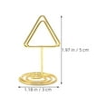 thumbnail image 2 of BESTYASH 20Ud Soportes Triangulares Dorados Para Tarjetas De Metal Elegante Para, 2 of 6