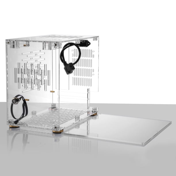 ITX Case de Computadora Pequeña Plexiglass Shell Compact PC Case de ...
