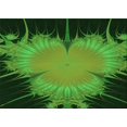 thumbnail image 1 of Ahgly Company Machine Washable Indoor Rectangle Transitional Dark Forest Green Area Rugs, 5' x 7', 1 of 7