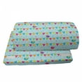 thumbnail image 4 of Colorful Foot Rest, Birds Perching on Multicolored Festival Flags on a Background with Polka Dots, Non-Slip Backing Adjustable Ergonomic Memory Foam Leg Support for Office, Multicolor, by Ambesonne, 4 of 5
