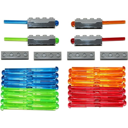 Lego Blasters and Foam Play with Ammo 8 Sets, Gray, (40 Piece)