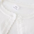 thumbnail image 4 of Mercatoo Sparkly Cardigan for Girls Bolaro Shrag Jacket Lightweight Long Sleeve Sweater Crewneck Plain Shirt Kids School Clothes, 4 of 7