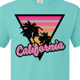 thumbnail image 4 of Inktastic California with Triangle and Palm Trees T-Shirt, 4 of 5