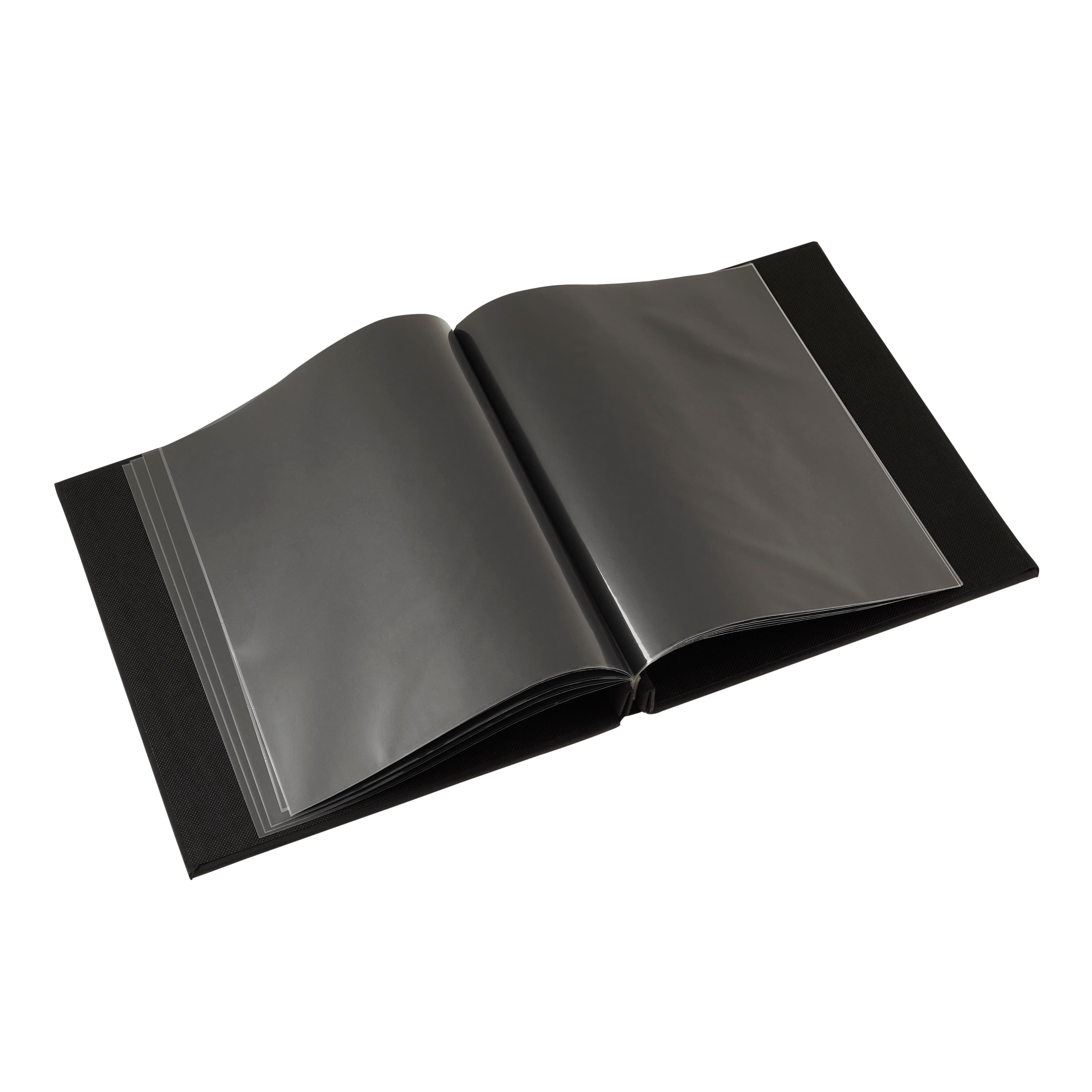 Recollections Black Scrapbook Album, 8.5" x 11", 6 Pack