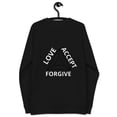 thumbnail image 3 of Laf with God I Unisex Premium Sweatshirt, 3 of 7