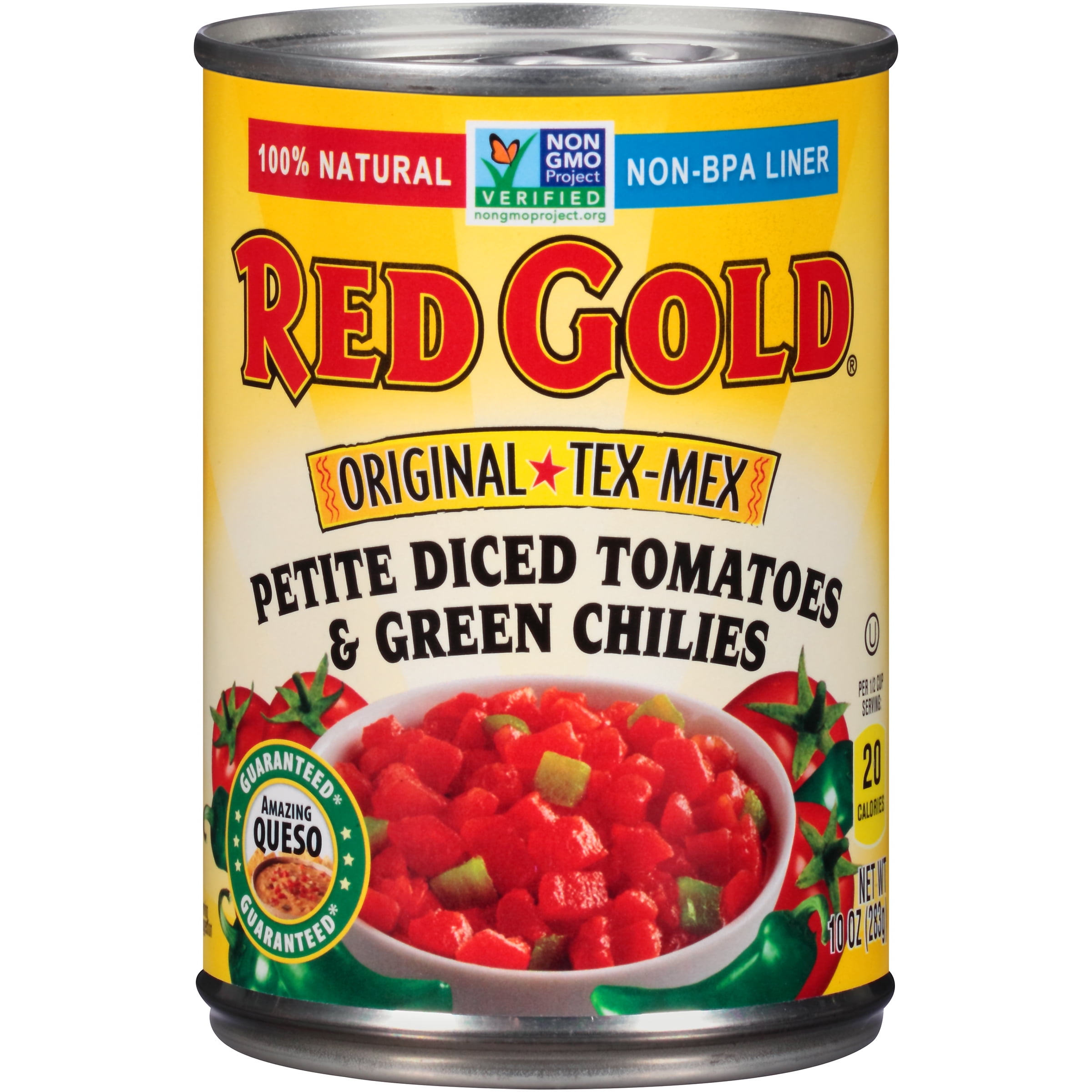 Red Gold Diced Tomatoes with Green Chilies 10oz