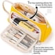 thumbnail image 4 of Large Capacity Pencil Case, Marker Pen Case, Simple Stationery Bag, School and Office Organizer for Teens and Girls - Yellow, 4 of 5