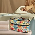 thumbnail image 2 of HELLHERO Travel Iron Carrying Storage Bag Butterfly Garment Steamer Box Travel Steamer Holder and Hair Styling Tool, Case Only, 2 of 6