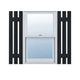 thumbnail image 4 of 12"W x 80"H Lifetime Vinyl, Standard Three Board Spaced, Board-n-Batten Shutters, w/Installation Shutter-Lok's & Matching Screws (Per Pair), Midnight Blue, 4 of 8