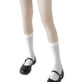 thumbnail image 7 of Tnobhg 1 Pair Women Long Socks Lolita Solid Color Calf Socks Match Skirt Over Knee High Elasticity Japanese College Style Mid Tube Socks Cosplay Clothing, 7 of 7